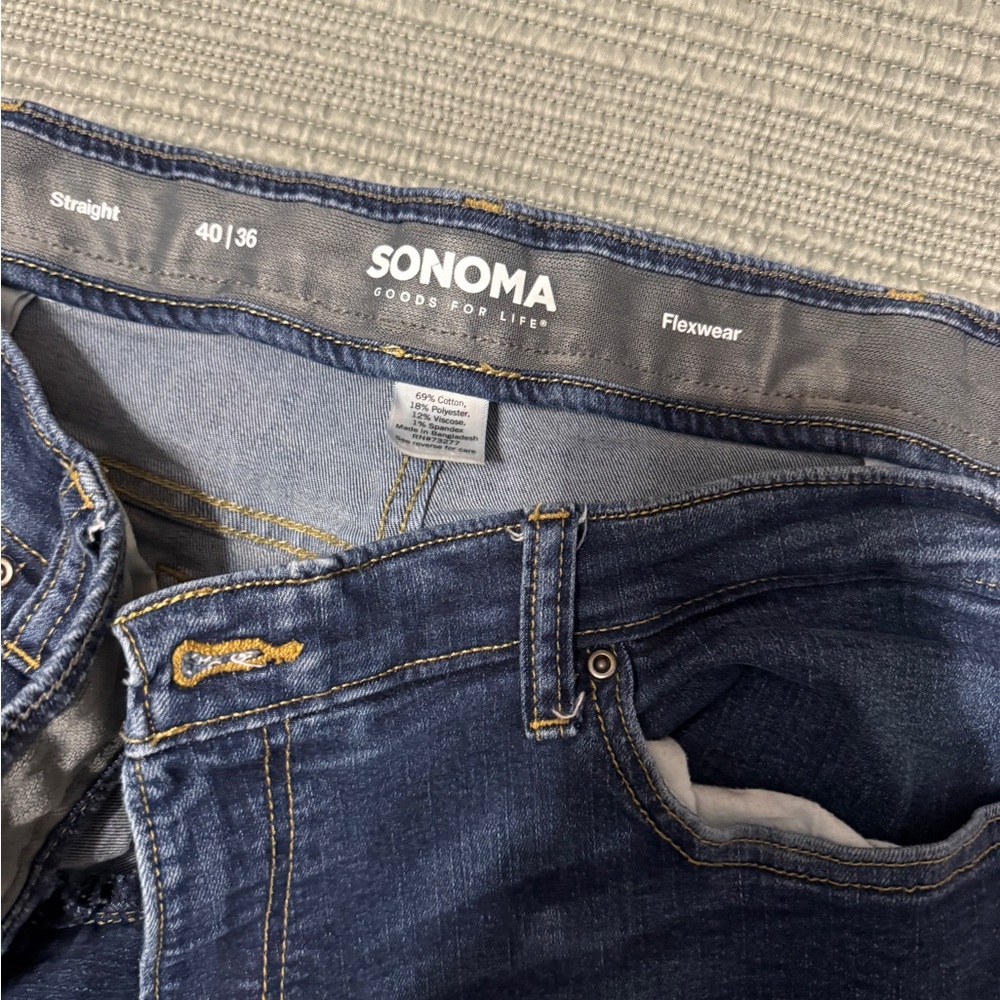 Sonoma Dark Blue Flexwear Jeans